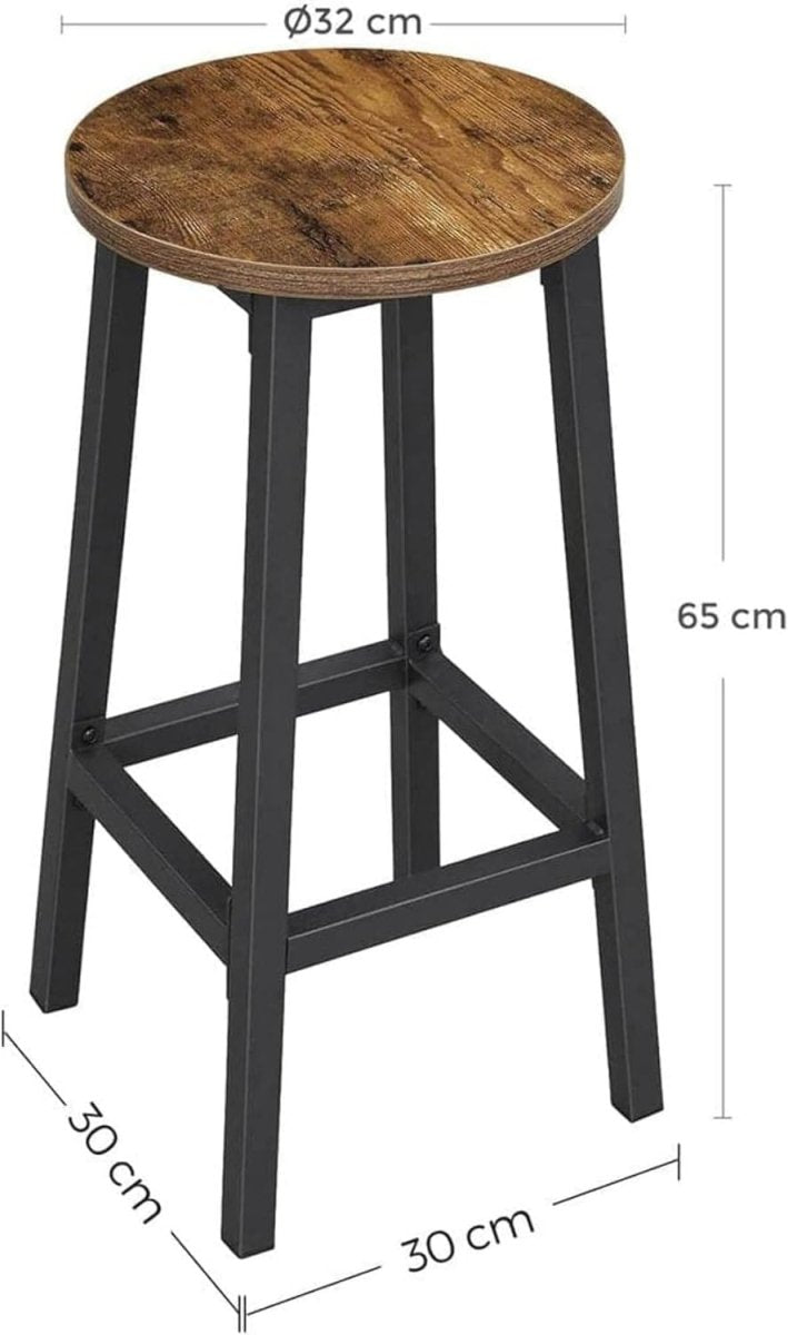 Barkrukken Set van 2 of 4 - Barstoelen - Vintage - De Vries Meubels