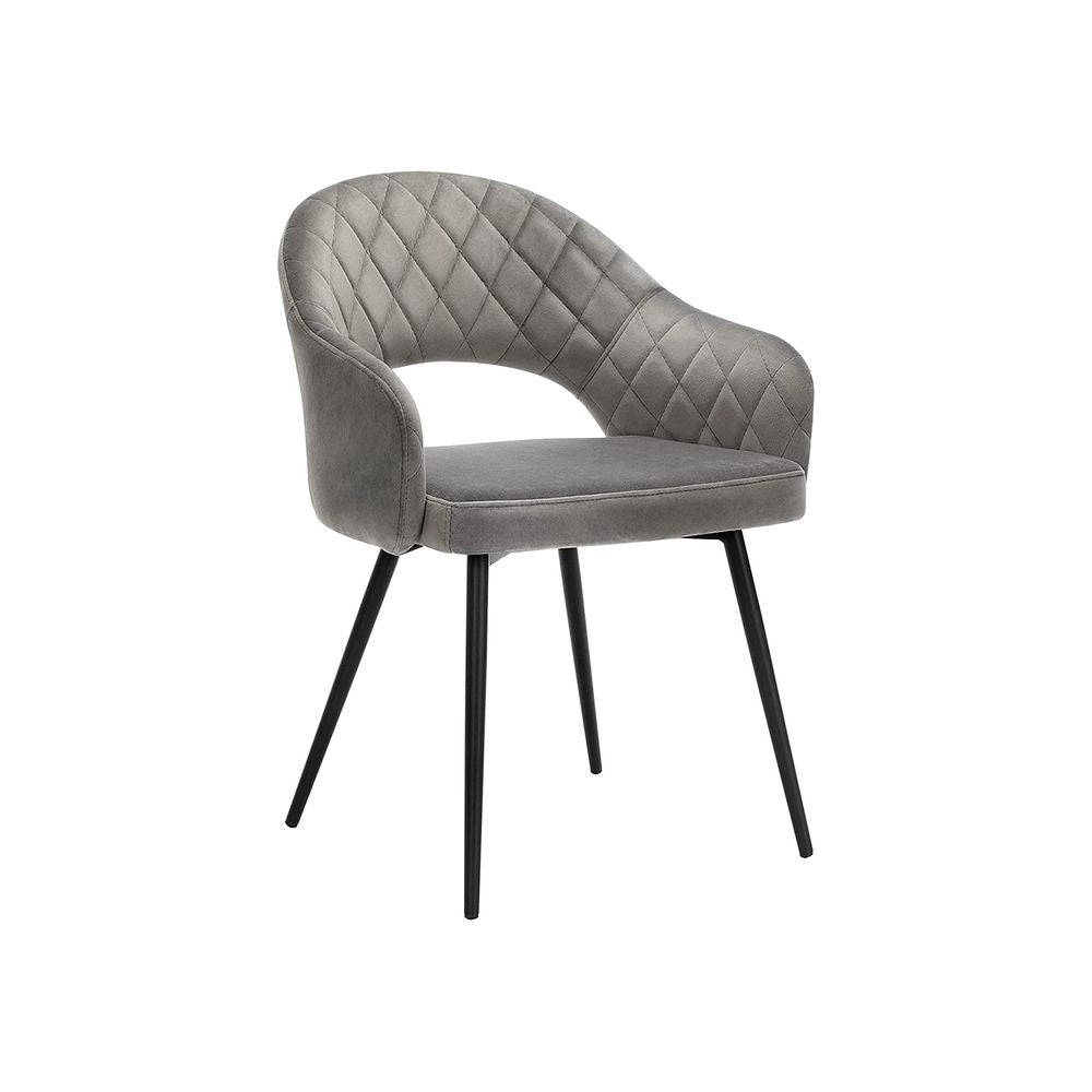 Moderne eetkamerstoel met armleuning - Elegant design - De Vries Meubels