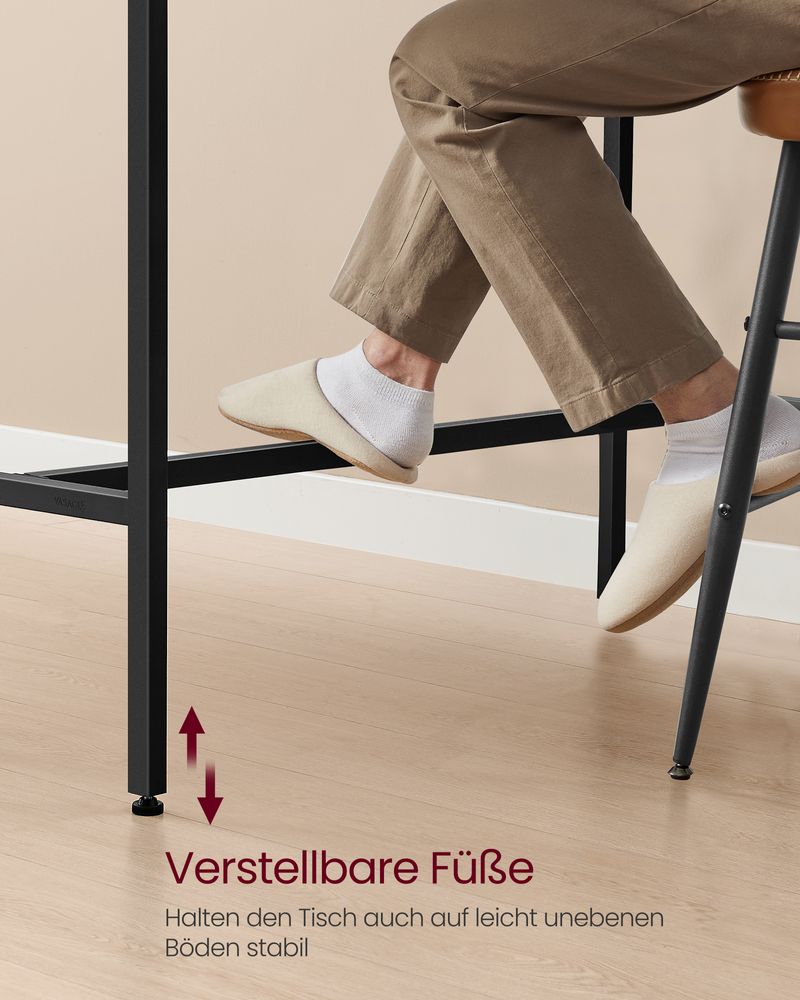 Bartafel met Schuiflade en USB - Aansluitingen - Bijzettafel met Stopcontact - Haltafel - De Vries Meubels