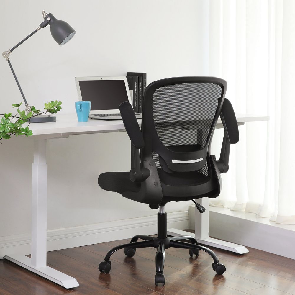 Complete Werkplek Budget - Elektrisch Zit - Sta Bureau + Ergonomische Bureaustoel - In Hoogte Verstelbaar Bureau - (Thuis)kantoor - De Vries Meubels