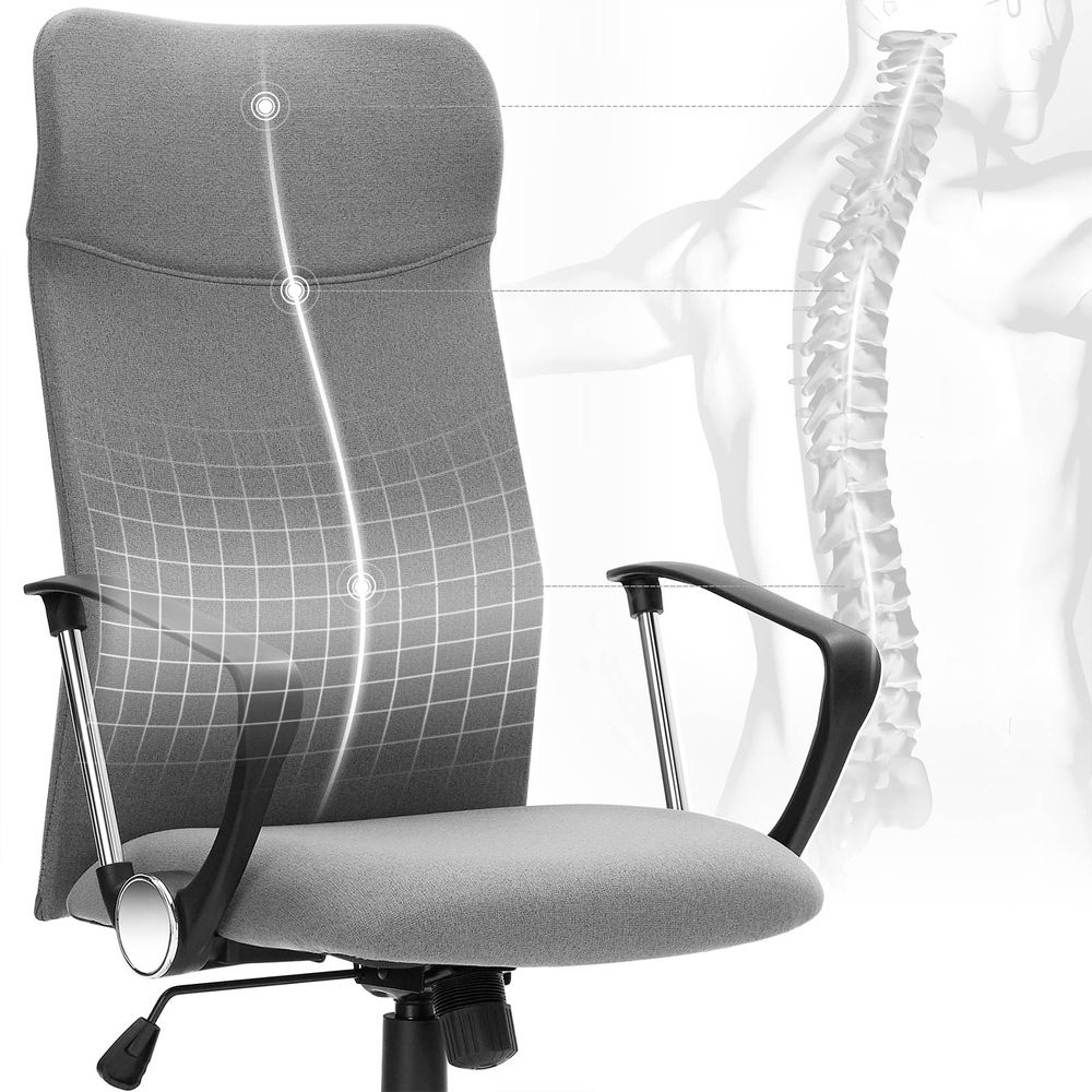 Ergonomische Bureaustoel Met Comfortabele Stofbekleding - De Vries Meubels