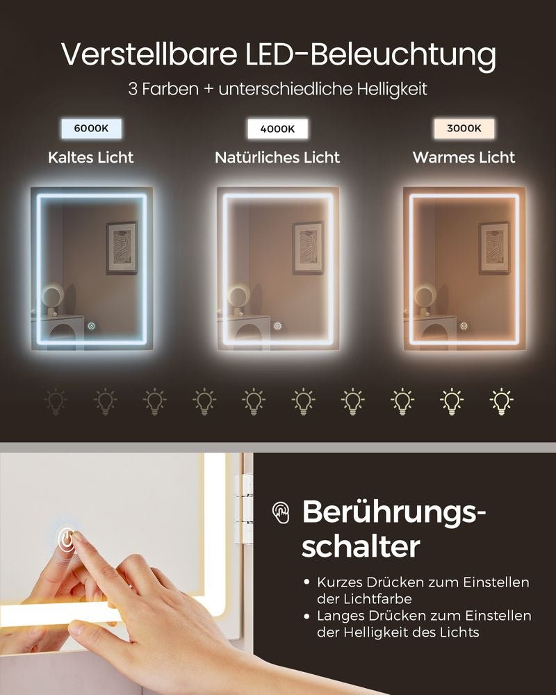 Make - uptafel met LED - verlichting en veel opbergruimte - Modern en Praktisch - De Vries Meubels